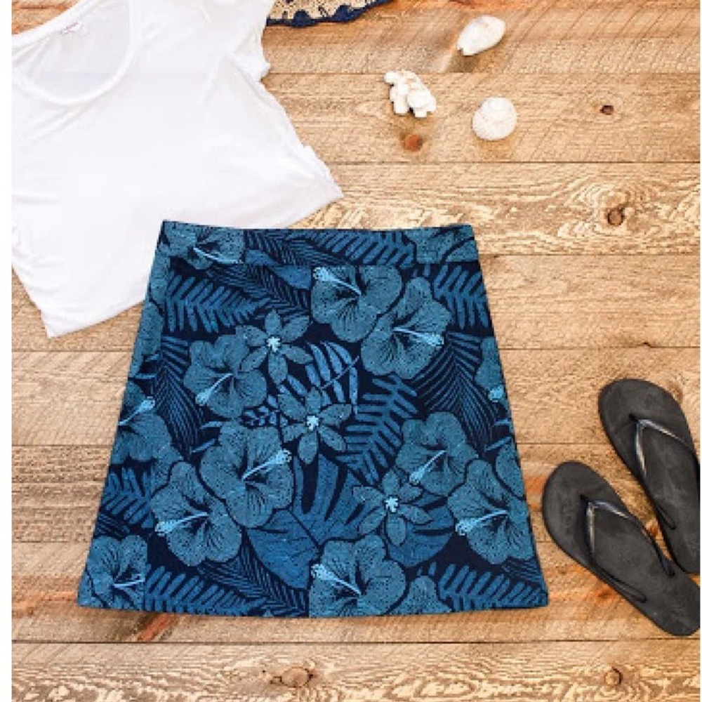 RipSkirt Hawaii Little Leg Maui Moonlight Size M Beach Hawaiian Coconut‎ Girl